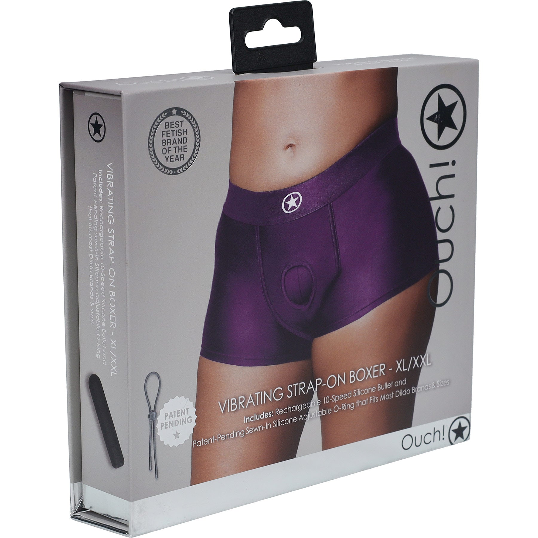 Ouch! Vibrating Strap-On Boxer Ouch! Vibrating Strap-On Boxer