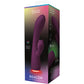 OVO Beacon Rechargeable Silicone Rabbit Vibrator With LED Base - Purple