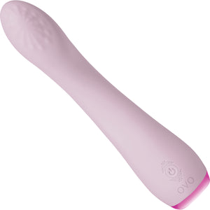 OVO Ciana Rechargeable Silicone G-Spot Vibrator With LED Base - Pink