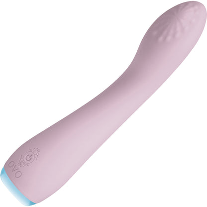 OVO Ciana Rechargeable Silicone G-Spot Vibrator With LED Base - Pink