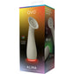 OVO Alina Rechargeable Silicone Clitoral Vibrator With Textured Head & LED Base - Gray