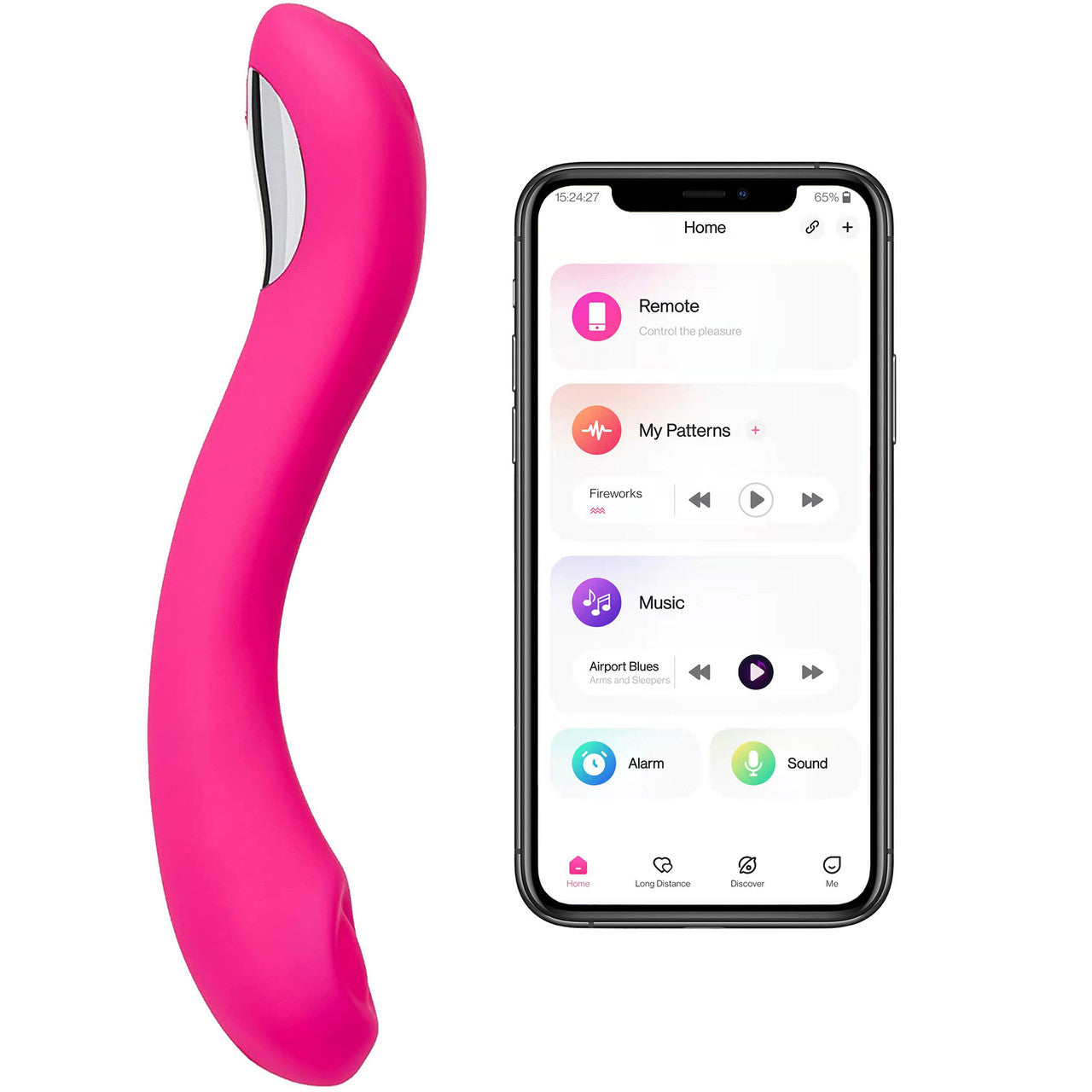 Lovense OSCI 2 Oscillating App Enabled Silicone Waterproof Rechargeable G-Spot Vibrator