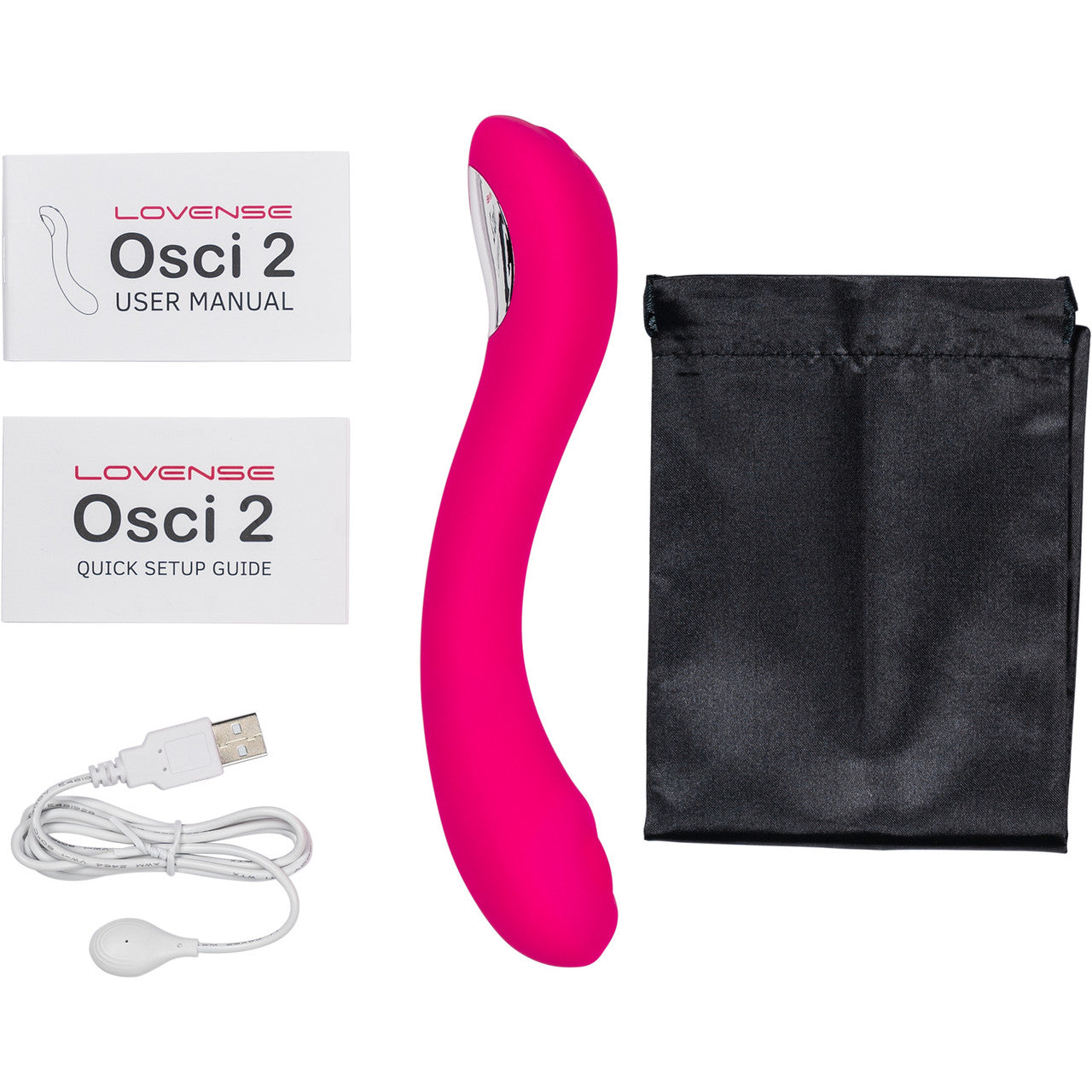 Lovense OSCI 2 Oscillating App Enabled Silicone Waterproof Rechargeable G-Spot Vibrator