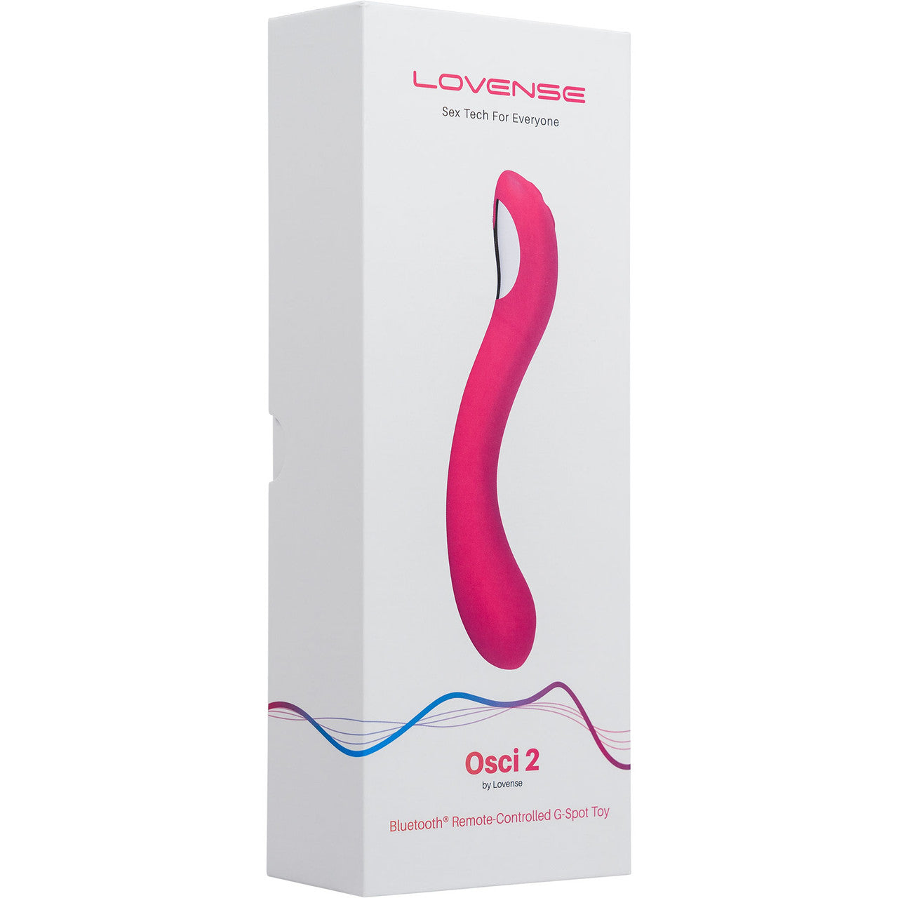 Lovense OSCI 2 Oscillating App Enabled Silicone Waterproof Rechargeable G-Spot Vibrator