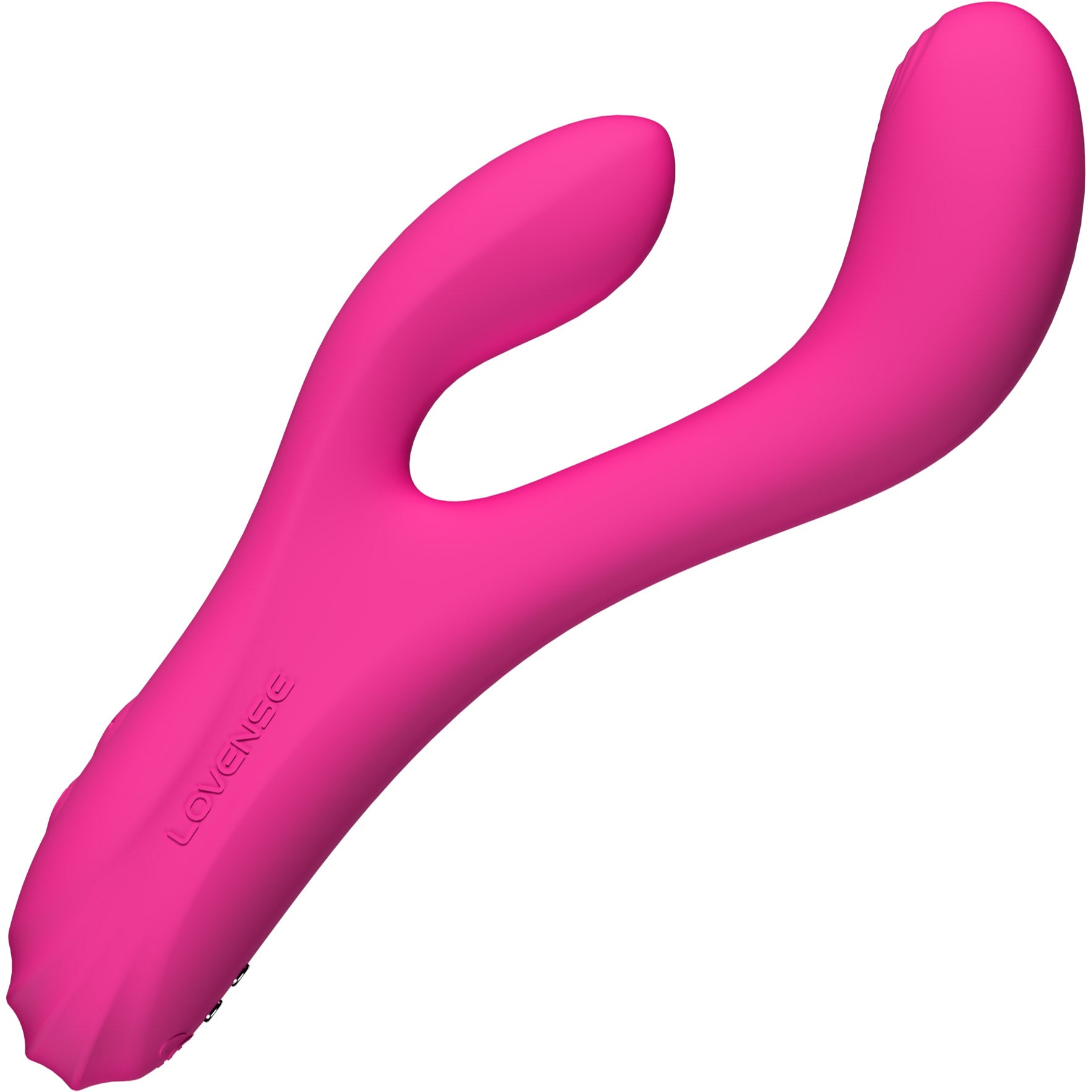 Lovense OSCI 3 App Enabled Silicone Dual Stimulation Rabbit Style Vibrator