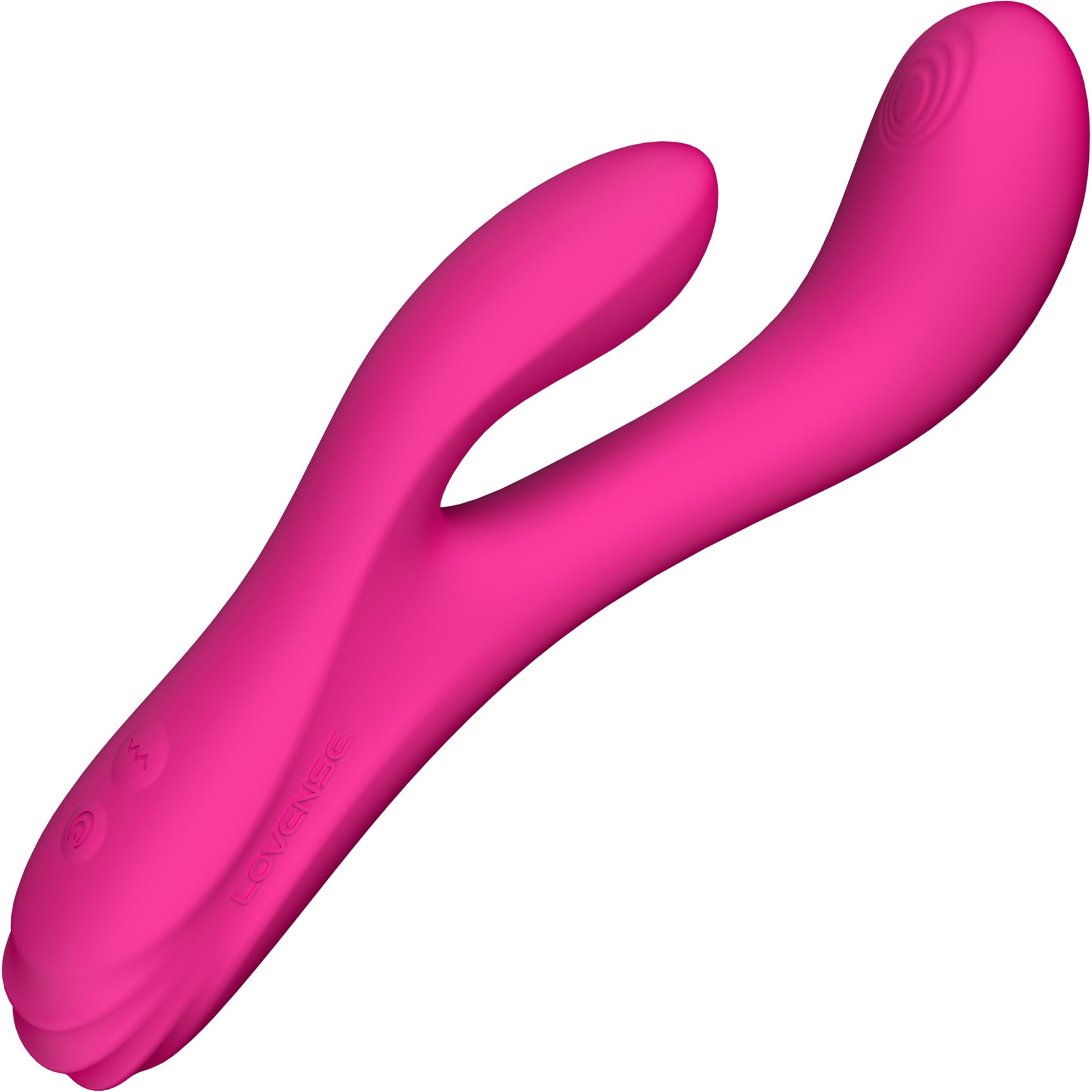 Lovense OSCI 3 App Enabled Silicone Dual Stimulation Rabbit Style Vibrator