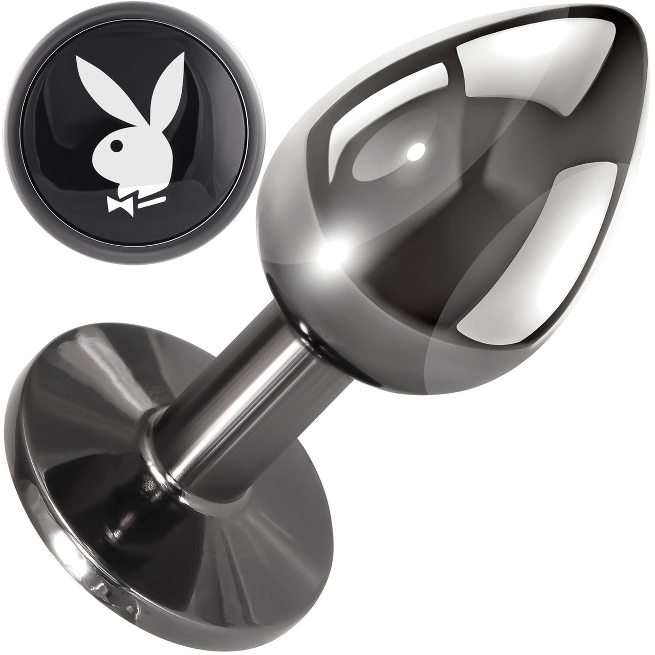 Playboy Pleasure Tux Aluminum Alloy Anal Plug - Small