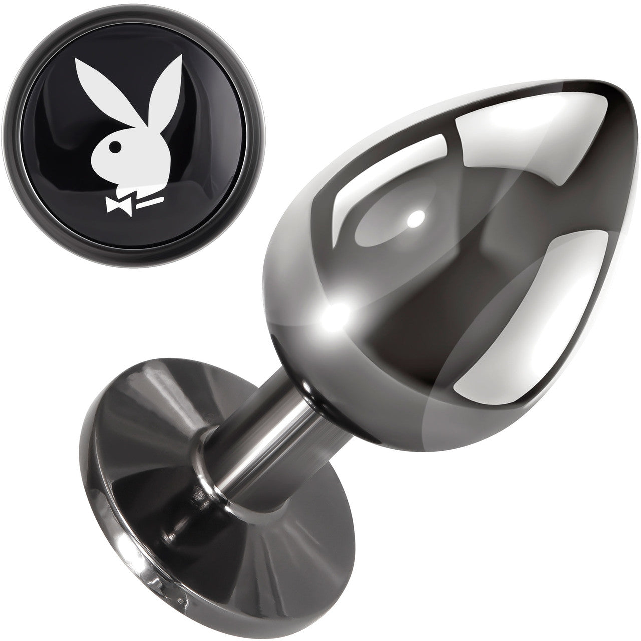 Playboy Pleasure Tux Aluminum Alloy Anal Plug - Large