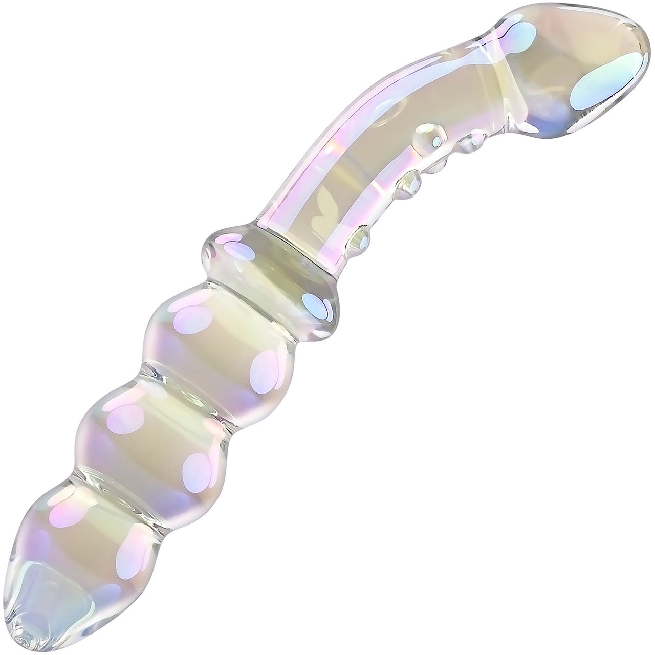 Playboy Pleasure Jewels Double G-Spot Glass Dildo