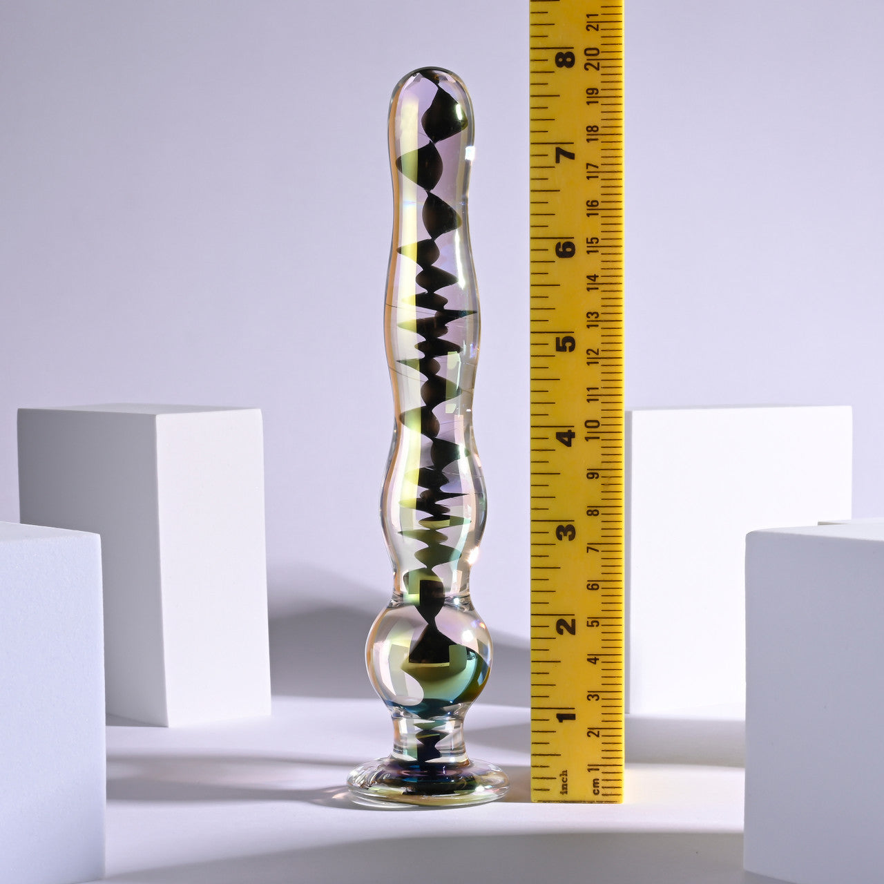 Playboy Pleasure Jewels Wand Glass Dildo