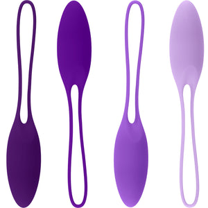 Playboy Pleasure Put In Work Silicone Kegel Ball 4 Piece Set