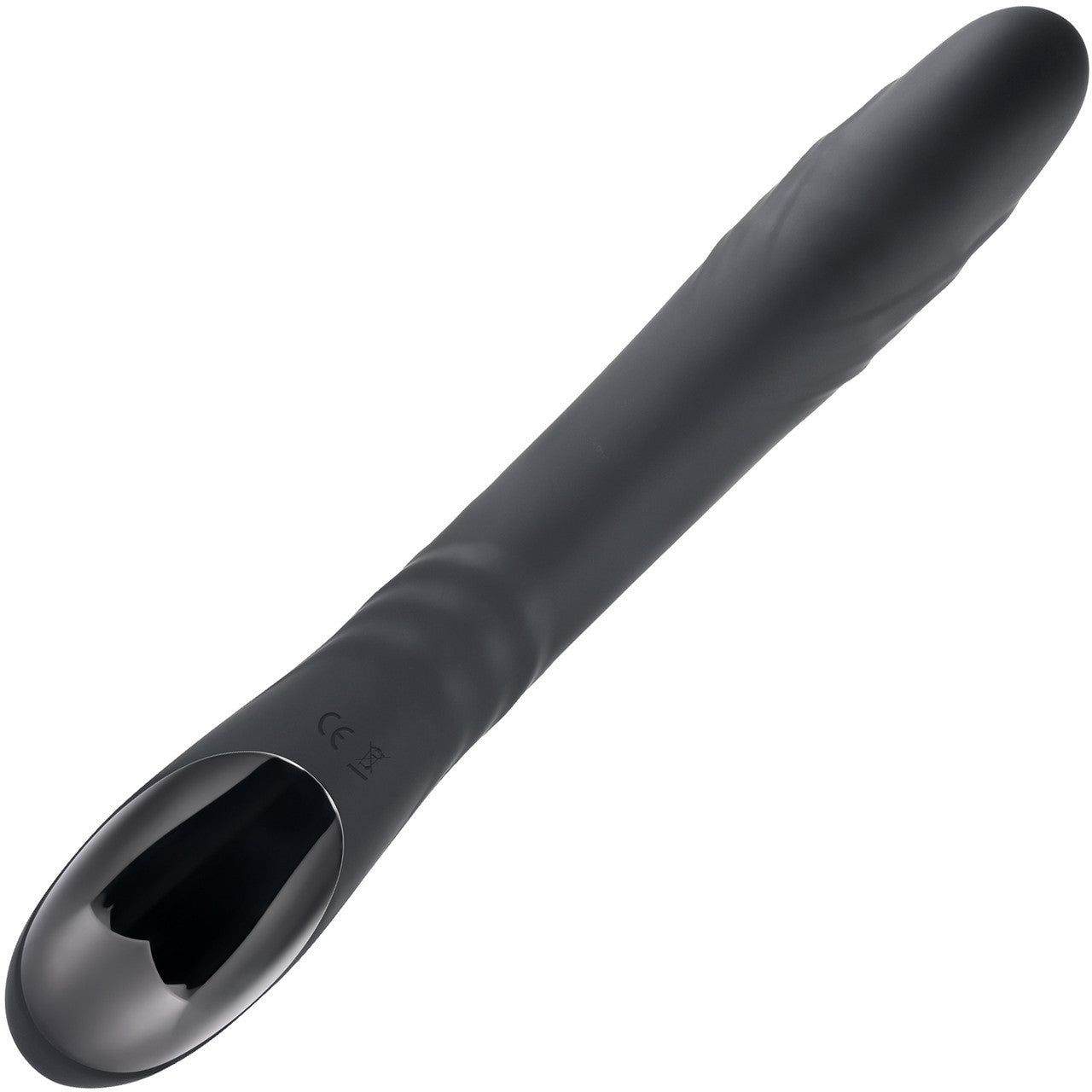 Playboy Pleasure Rapid Rabbit Waterproof Rechargeable Silicone Dual Stimulation Vibrator - Black