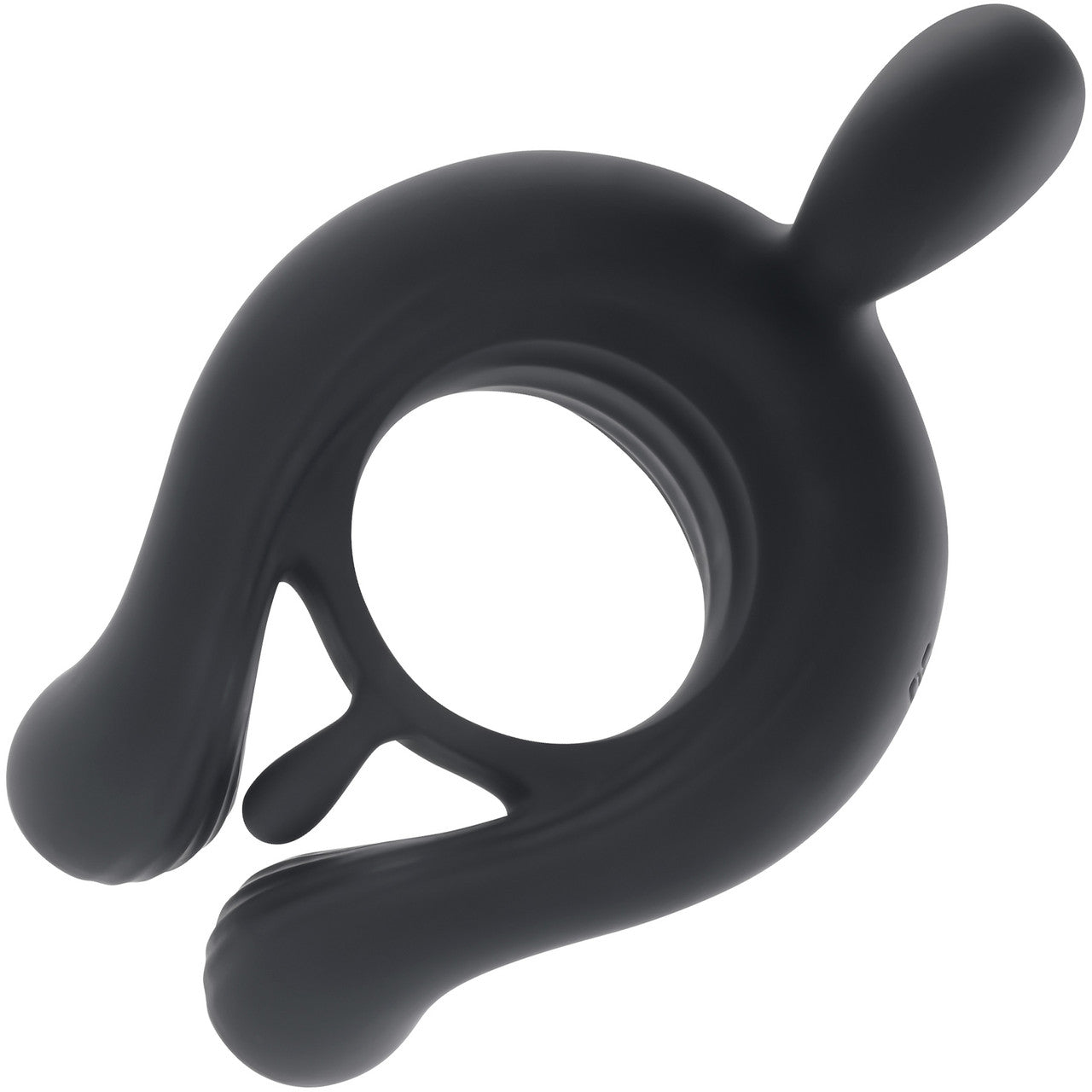 Playboy Pleasure Triple Play Rechargeable Silicone Vibrating Cock Ring With Remote