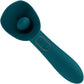 Playboy Pleasure True Indulgence Rechargeable Silicone Double Ended Tongue Stroking Vibrator - Teal