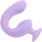 Playboy Pleasure Rev Me Up Rechargeable Waterproof Silicone Dual Stimulation Vibrator - Purple