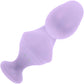 Playboy Pleasure Rev Me Up Rechargeable Waterproof Silicone Dual Stimulation Vibrator - Purple