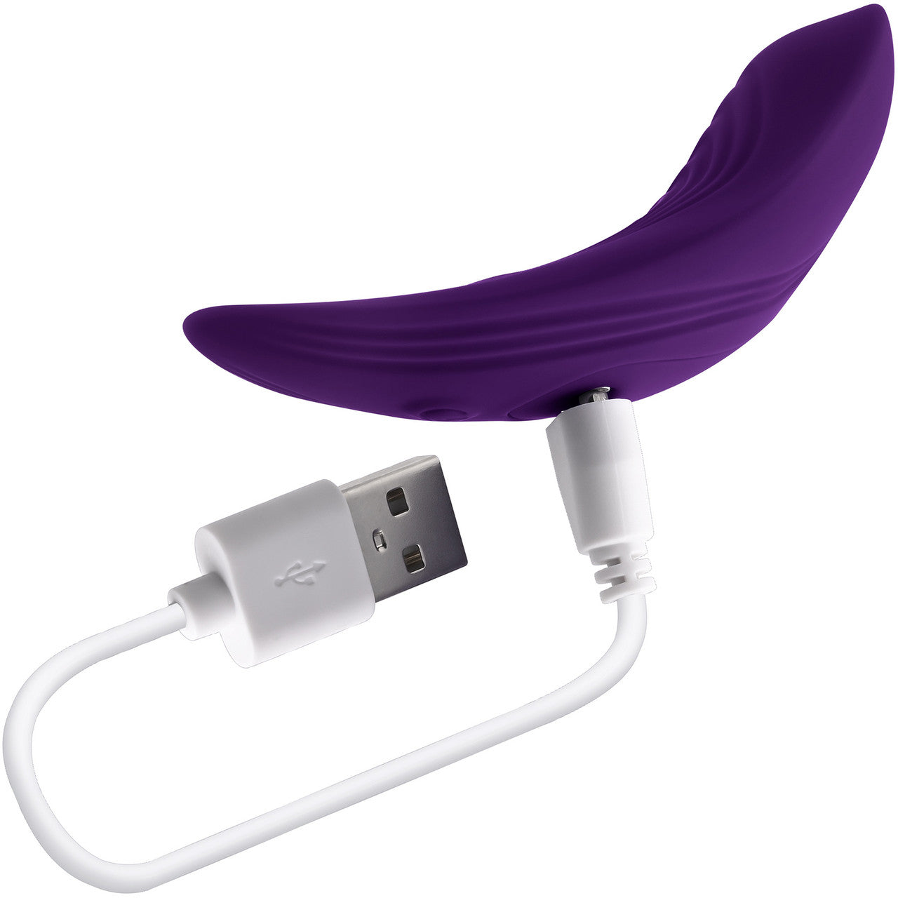 Playboy Pleasure Our Little Secret Rechargeable Silicone Panty Vibe With Remote - Purple