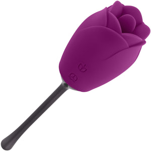 Playboy Pleasure Petal Rechargeable Silicone Clitoral Vibrator - Fuchsia