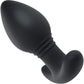 Playboy Pleasure Plug & Play Rechargeable Silicone Vibrating Butt Plug With Remote - Black