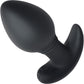 Playboy Pleasure Plug & Play Rechargeable Silicone Vibrating Butt Plug With Remote - Black