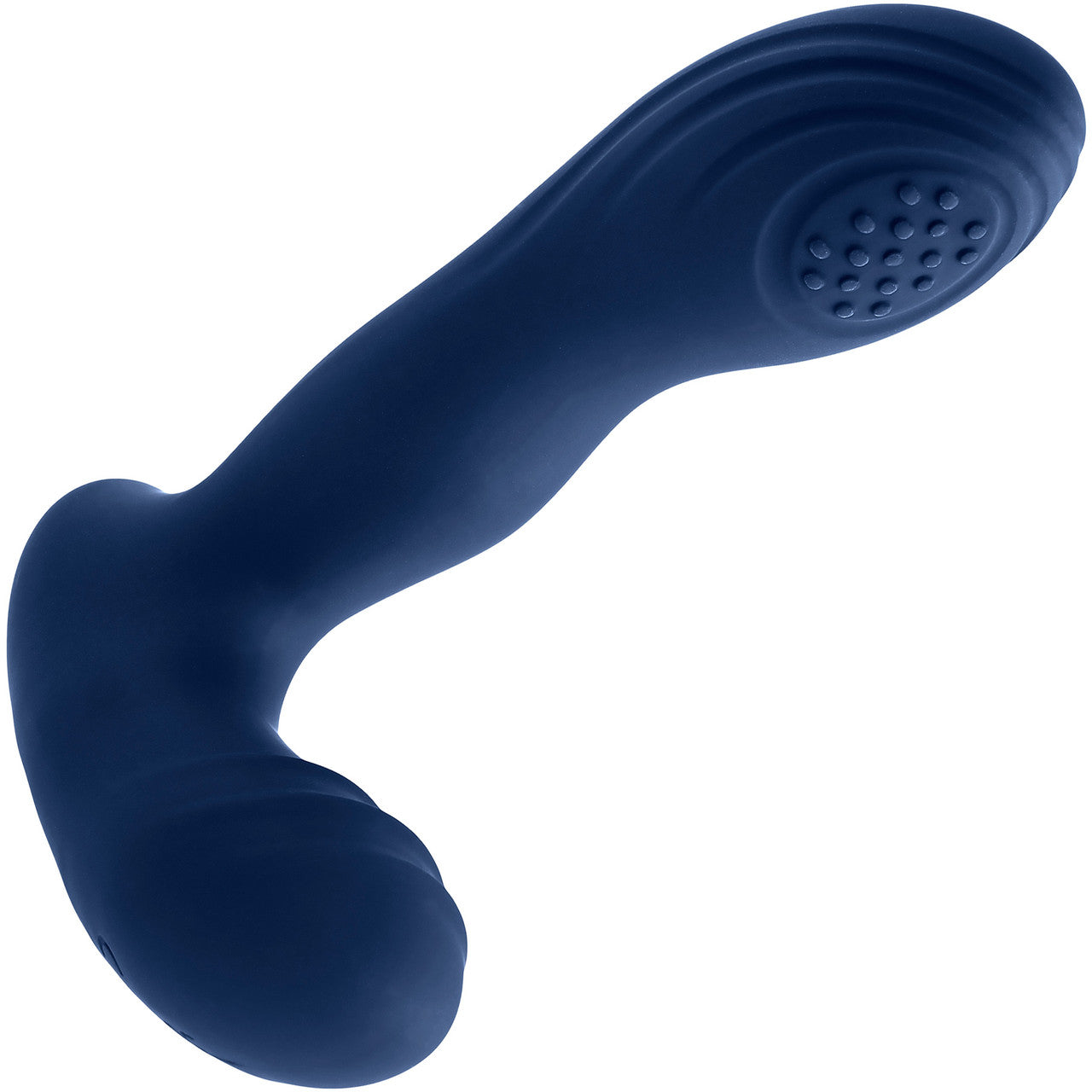 Playboy Pleasure Pleaser Silicone Rechargeable Vibrating Prostate Massager With Remote - Blue