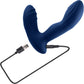 Playboy Pleasure Pleaser Silicone Rechargeable Vibrating Prostate Massager With Remote - Blue