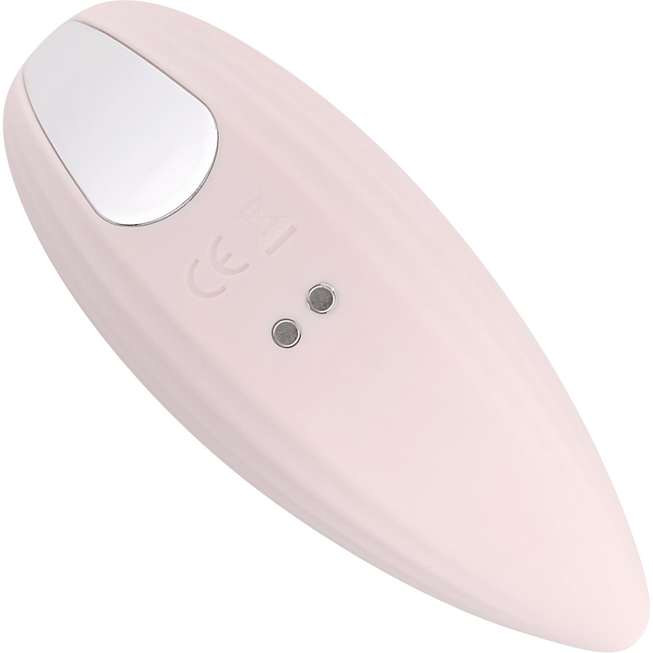 Playboy Pleasure Palm Rechargeable Silicone Tapping Clitoral Vibrator - Pink