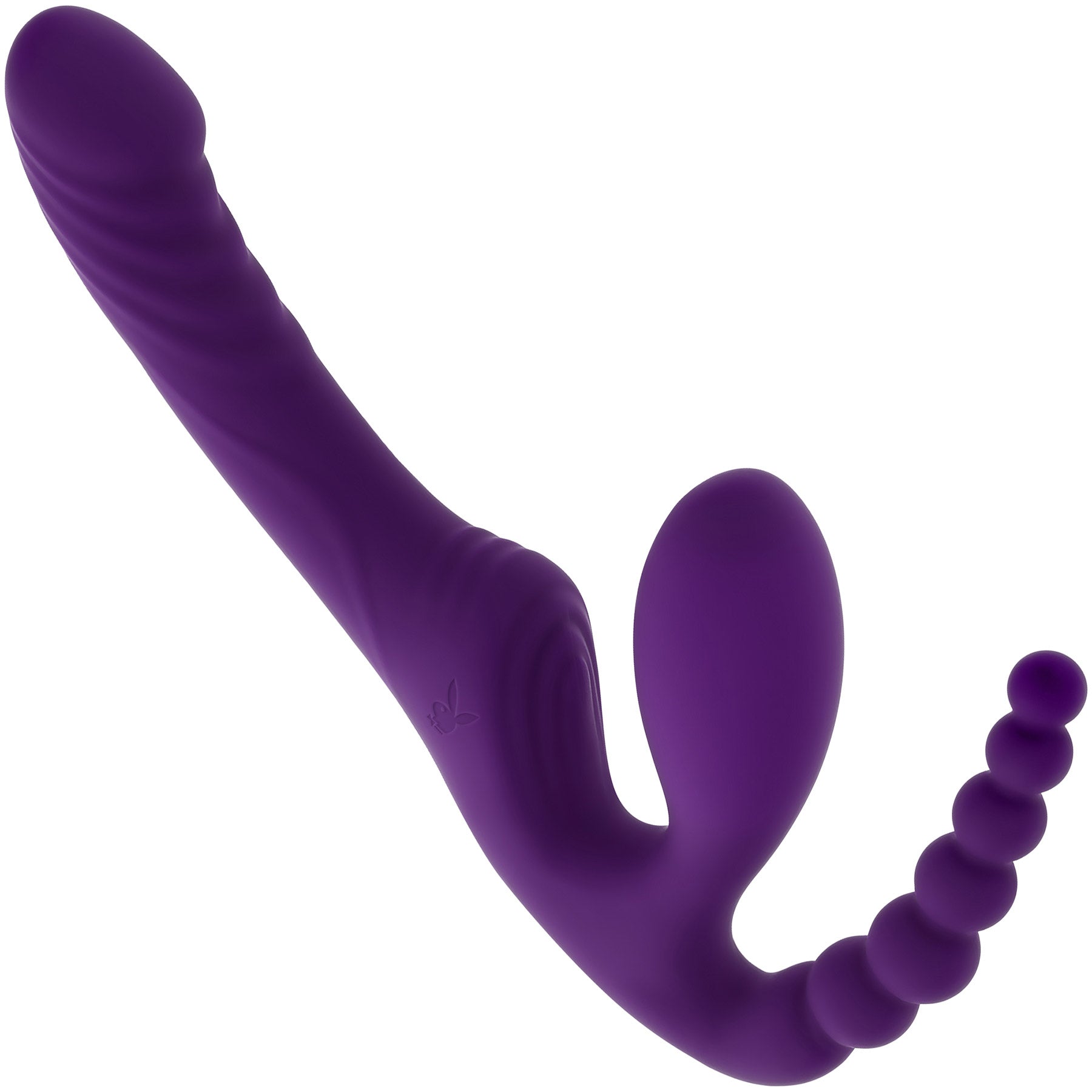 Playboy Pleasure Hug It Out Silicone Inflatable Triple Stimulation Vibrator With Remote