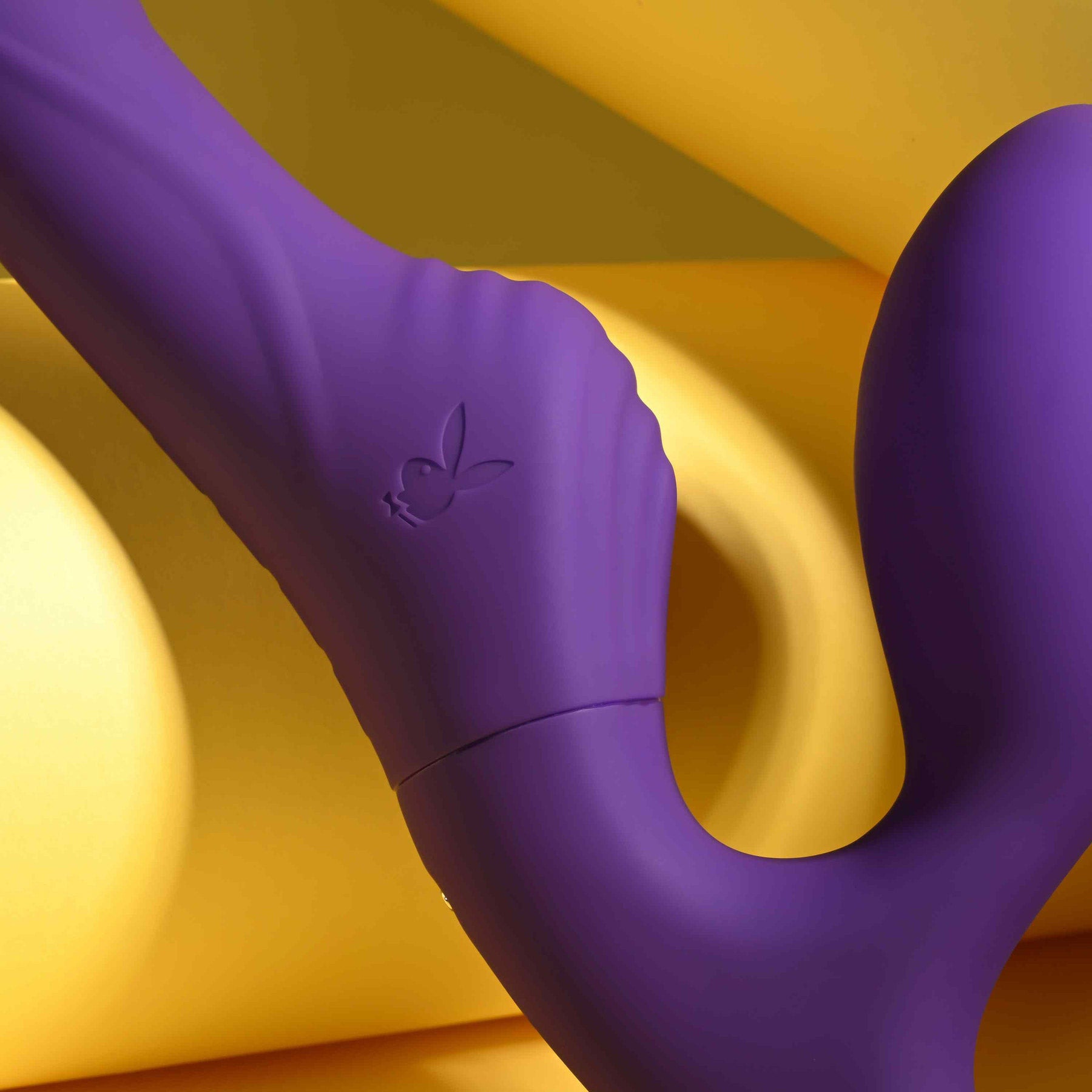 Playboy Pleasure Hug It Out Silicone Inflatable Triple Stimulation Vibrator With Remote