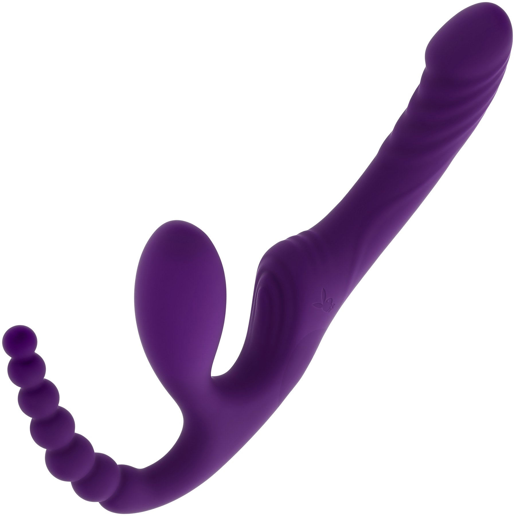 Playboy Pleasure Hug It Out Silicone Inflatable Triple Stimulation Vibrator With Remote
