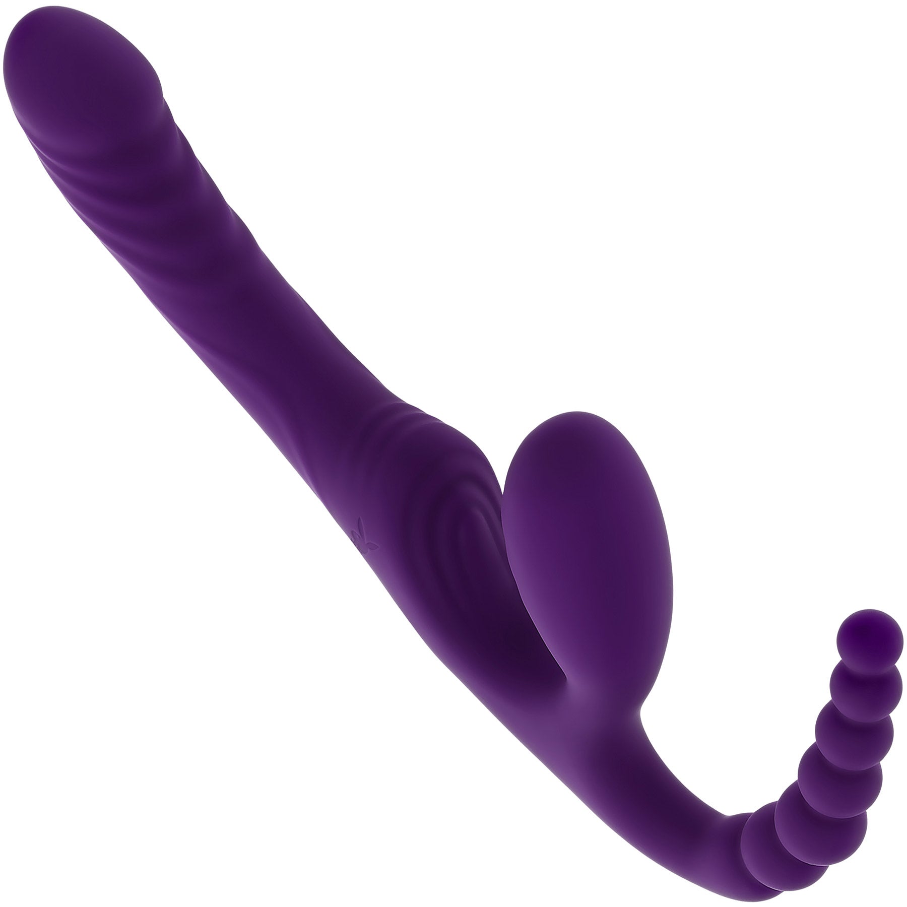 Playboy Pleasure Hug It Out Silicone Inflatable Triple Stimulation Vibrator With Remote