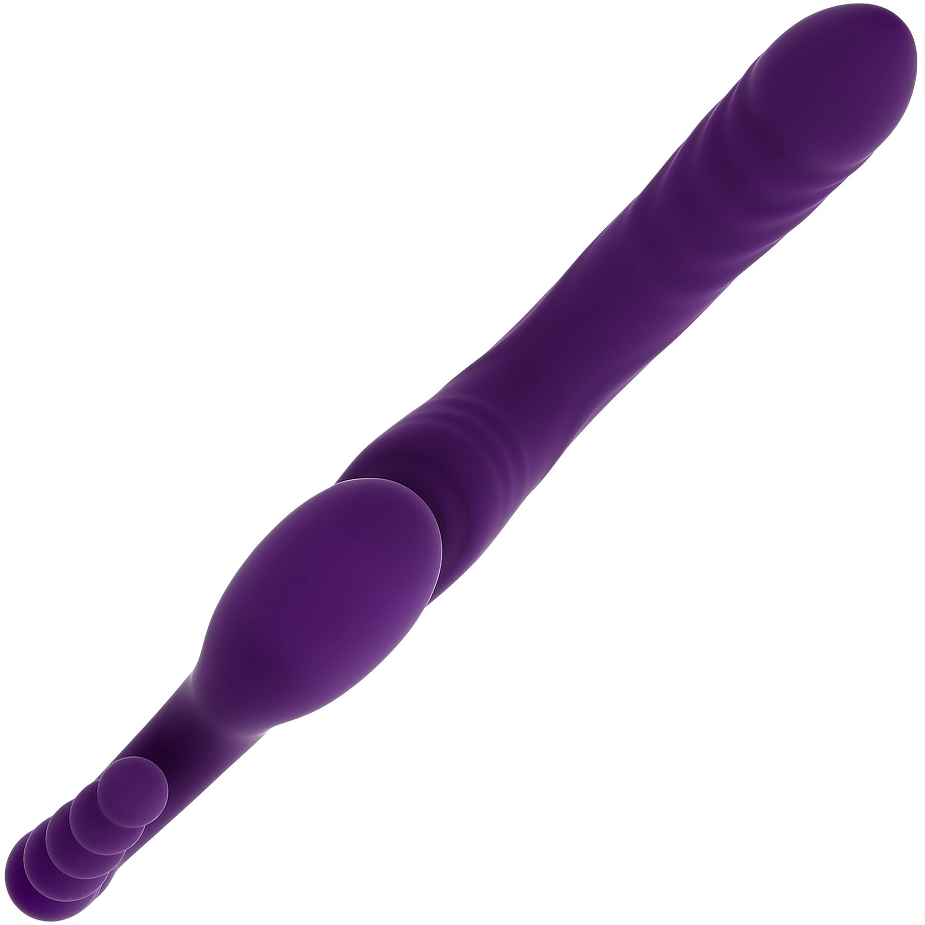 Playboy Pleasure Hug It Out Silicone Inflatable Triple Stimulation Vibrator With Remote