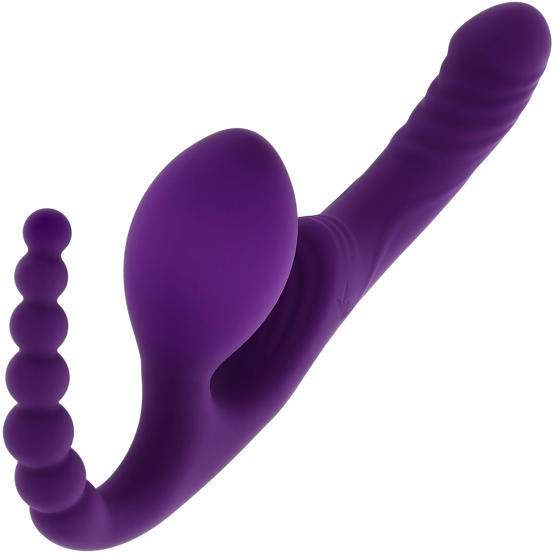 Playboy Pleasure Hug It Out Silicone Inflatable Triple Stimulation Vibrator With Remote