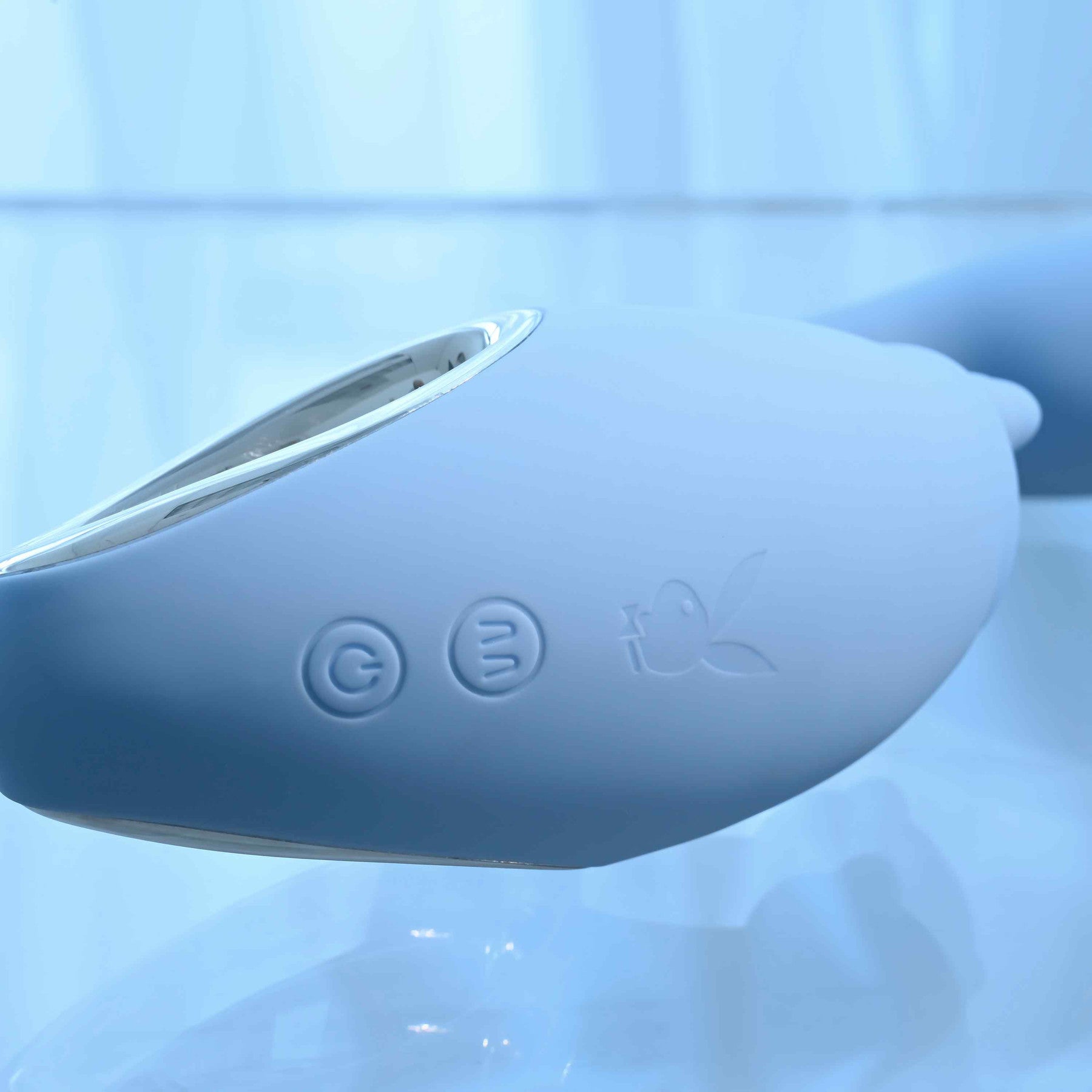 Playboy Pleasure Sapphire Sky Rechargeable Silicone Double-Tongued Rabbit Vibrator