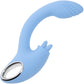 Playboy Pleasure Sapphire Sky Rechargeable Silicone Double-Tongued Rabbit Vibrator