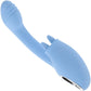 Playboy Pleasure Sapphire Sky Rechargeable Silicone Double-Tongued Rabbit Vibrator