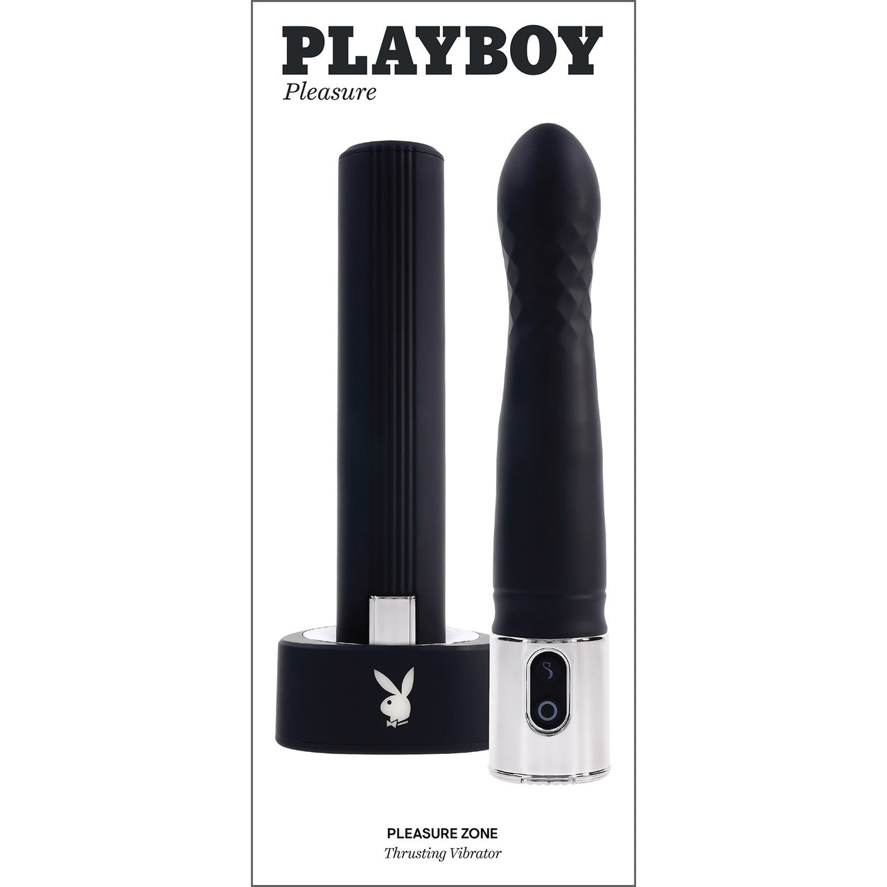 Playboy Pleasure - Pleasure Zone Rechargeable Waterproof Silicone Thrusting Vibrator With Case