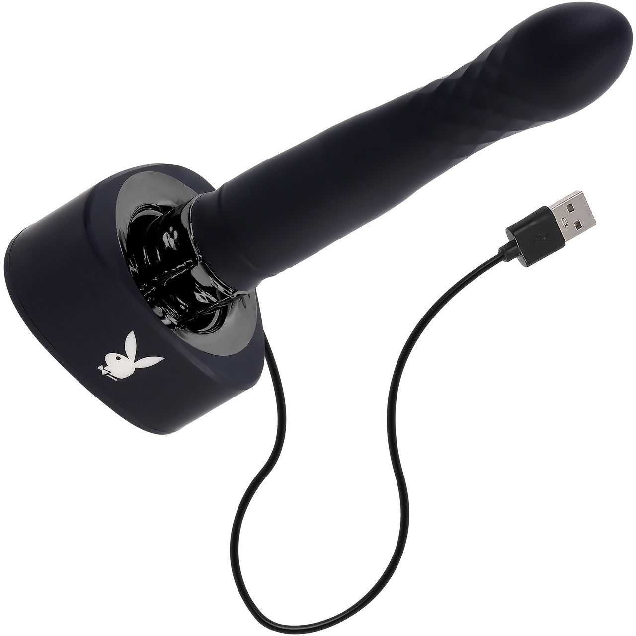 Playboy Pleasure - Pleasure Zone Rechargeable Waterproof Silicone Thrusting Vibrator With Case