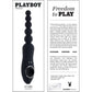 Playboy Pleasure Let It Bead Anal Beads & Clitoral Suction Rechargeable Silicone Dual Purpose Vibrator