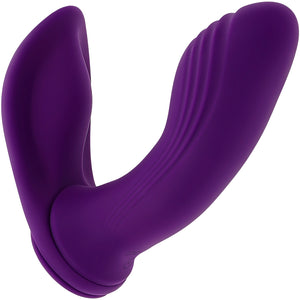 Playboy Pleasure Mix & Match Silicone Dual Stimulation Vibrator With Removable Cock Ring