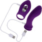 Playboy Pleasure Mix & Match Silicone Dual Stimulation Vibrator With Removable Cock Ring