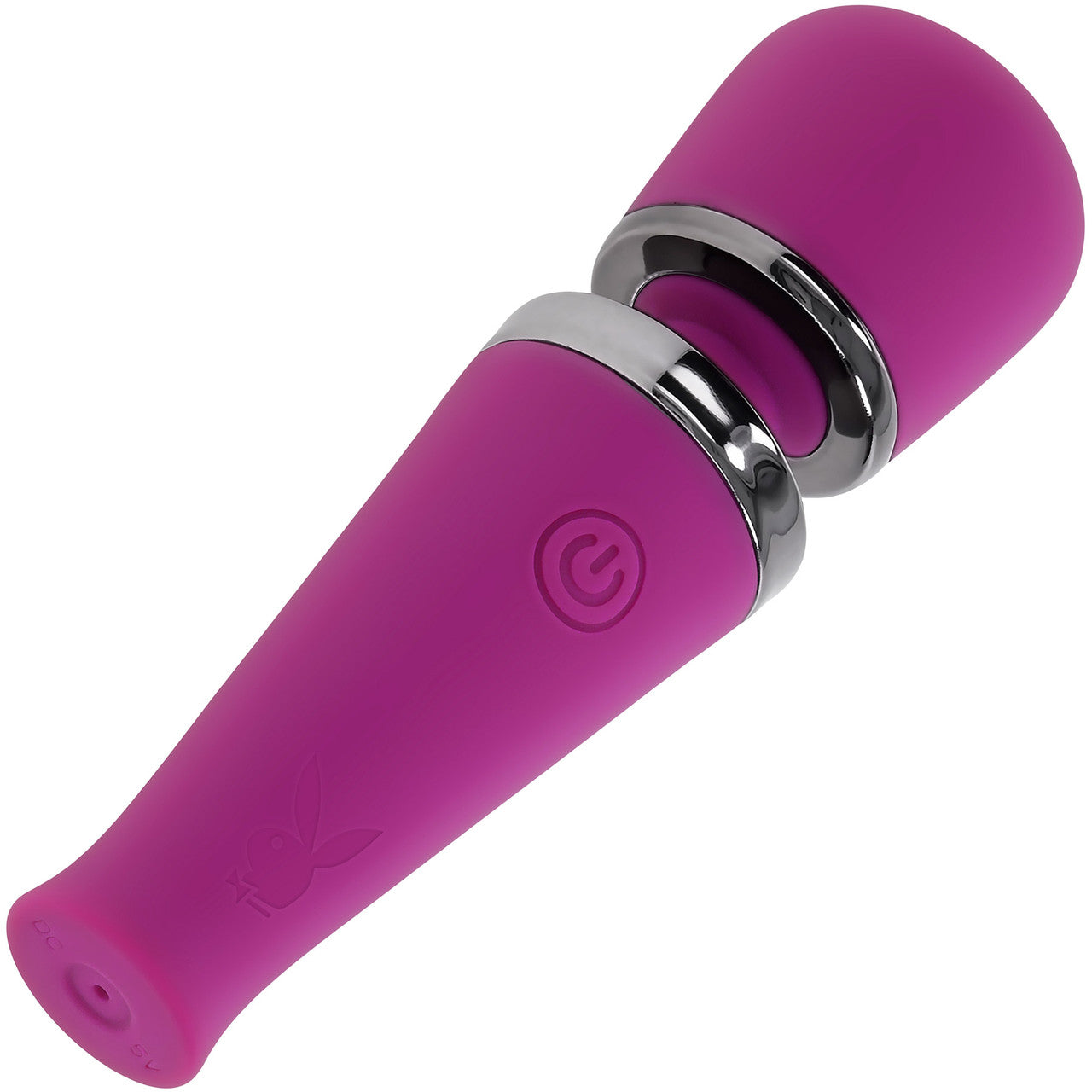 Playboy Pleasure Mic Drop Rechargeable Waterproof Silicone Mini Wand Vibrator