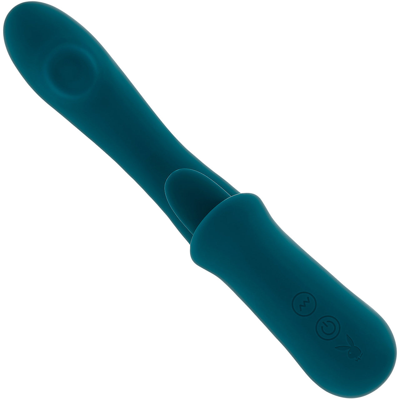 Playboy Pleasure Harmony Rechargeable Silicone Tapping & Flickering Tongue Dual Stimulation Vibrator