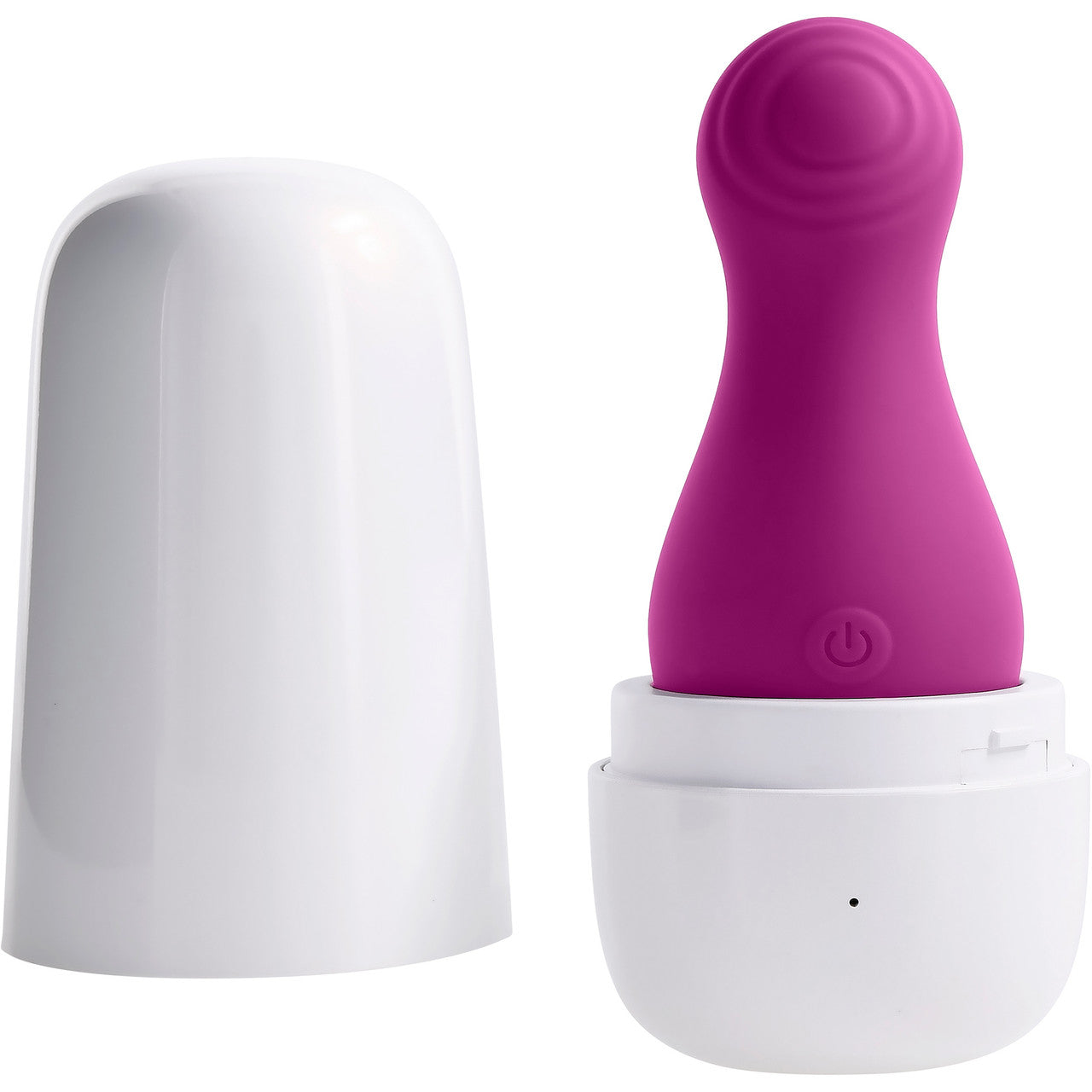 Playboy Pleasure The Jet Set Tapping Rechargeable Silicone Clitoral Stimulator With Charging Case