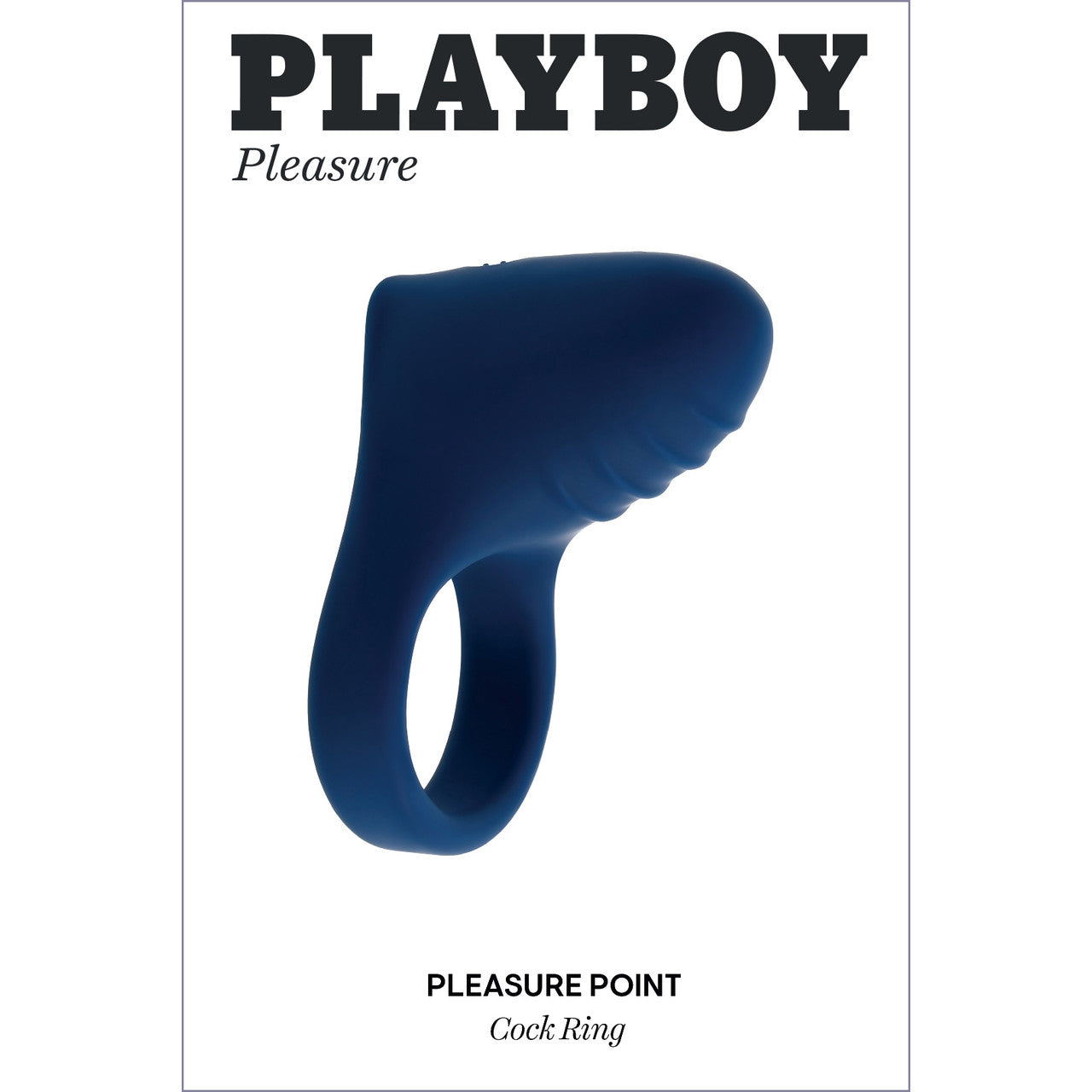 Playboy Pleasure Point Rechargeable Waterproof Silicone Vibrating Couples Cock Ring