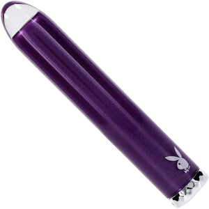 Playboy Pleasure Amethyst Rechargeable Waterproof Glass Vibrator