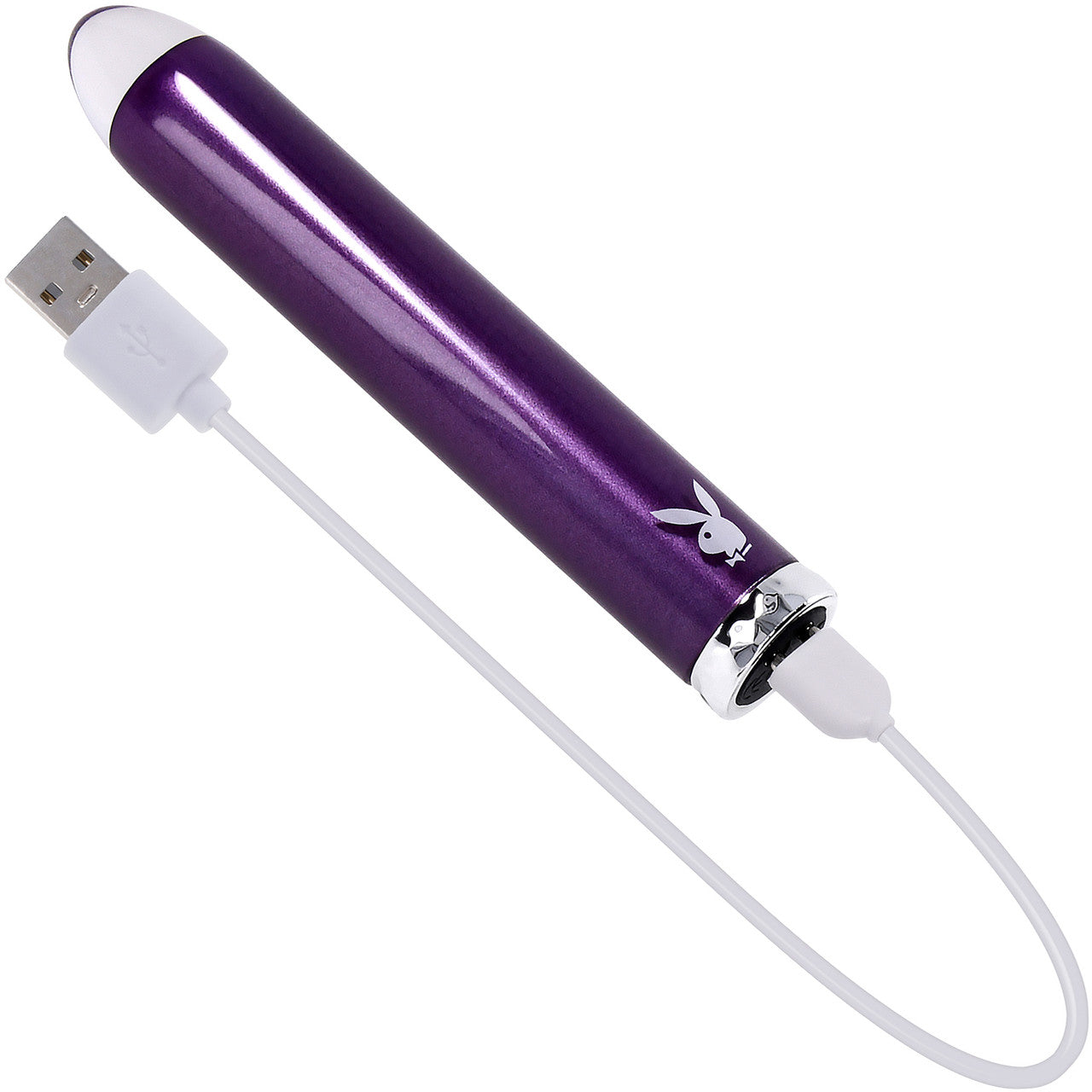 Playboy Pleasure Amethyst Rechargeable Waterproof Glass Vibrator