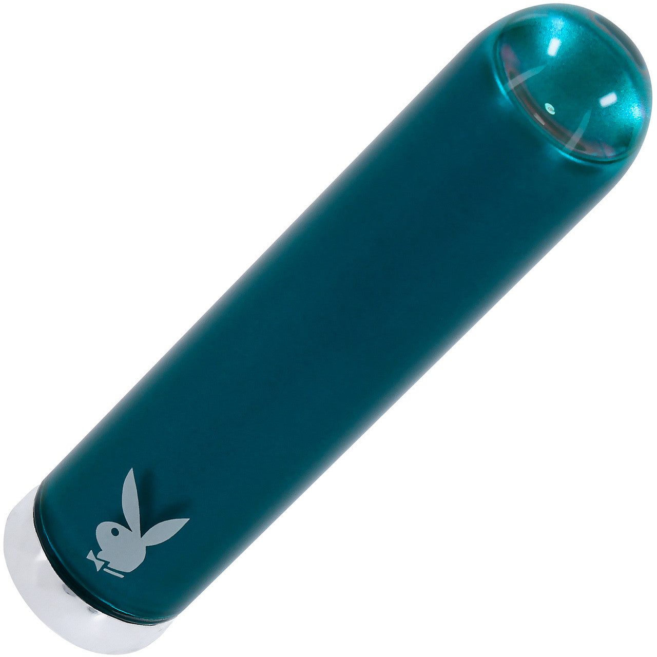 Playboy Pleasure Emerald Rechargeable Waterproof Glass Vibrator