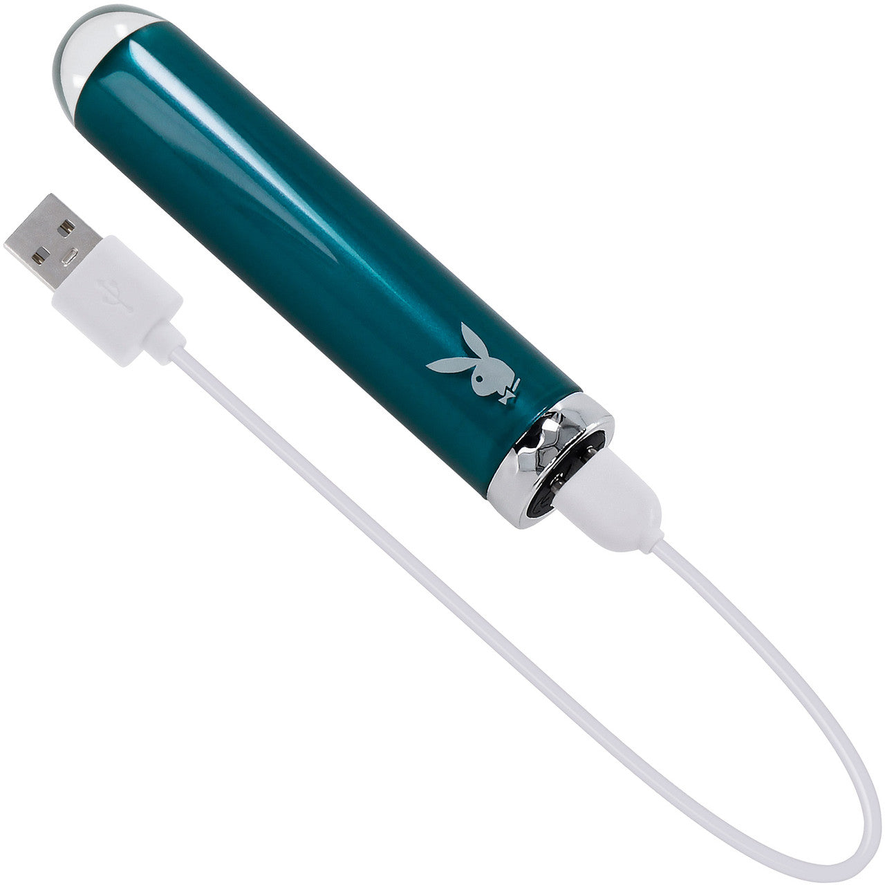 Playboy Pleasure Emerald Rechargeable Waterproof Glass Vibrator