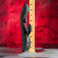 Playboy Pleasure That's The Spot Rechargeable Waterproof Silicone Tapping Rabbit Vibrator - Black